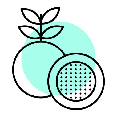 taze meyve ve sebze vektör illüstrasyon grafik tasarımı