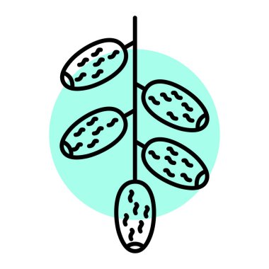 Yiyecek ve içecek sembolünün vektör çizimi