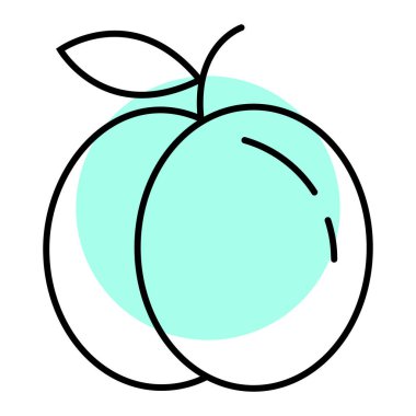 taze meyve ve sebze vektör illüstrasyon grafik tasarımı