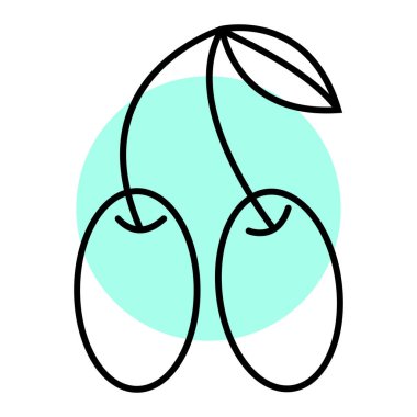 taze meyve ve sebze vektör illüstrasyon grafik tasarımı