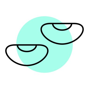 Şirin bebek partisi teması izole edilmiş tasarım vektörü çizimi