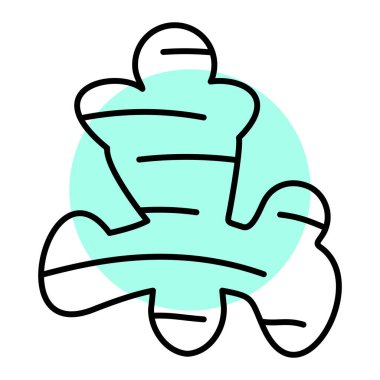 Çizgi film Noel şapkasının vektör çizimi