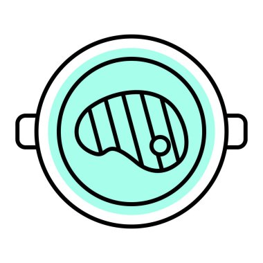 Et ikonu. vektör illüstrasyonu