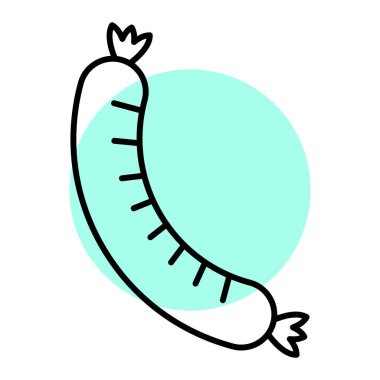 Havuç simgesi vektör illüstrasyonu