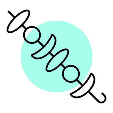 - Şeker. Web simgesi basit illüstrasyon