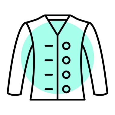 Ceket simge vektör çizim