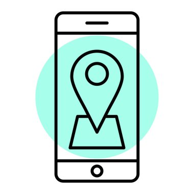 mobil uygulama. Basit resimleme