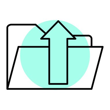 Oklu dizinin vektör illüstrasyonu