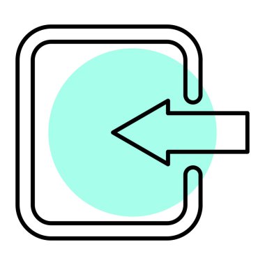 Eğilim biçimi izole edilmiş arkaplanda ok simgesi