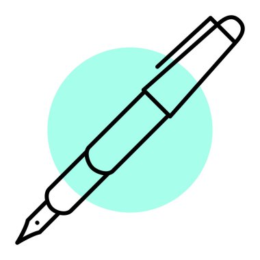 kalem simgesi vektör illüstrasyonu