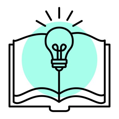 Simge tasarımı ile eğitim kavramı, vektör illüstrasyonu 10 eps grafik.