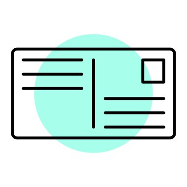 belge simgesi vektör illüstrasyonu