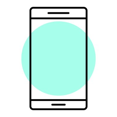 Akıllı telefon aygıtı teknoloji vektör illüstrasyonu