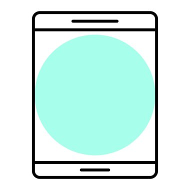 akıllı telefon cihaz teknolojisi simgesi vektör illüstrasyon tasarımı