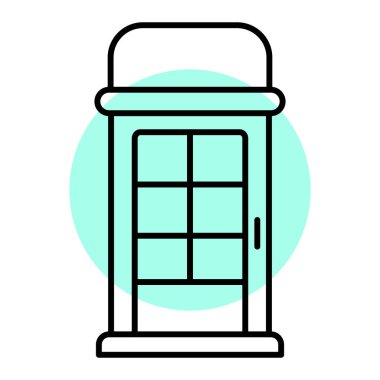 kule ikonu vektör illüstrasyon grafik tasarımı