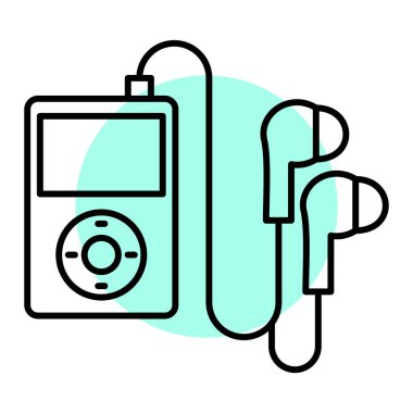 elektrik dolgu ikonu vektör illüstrasyonu