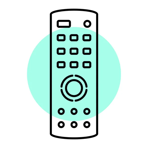 Remote Control Icon Vector Illustration — Stock Vector