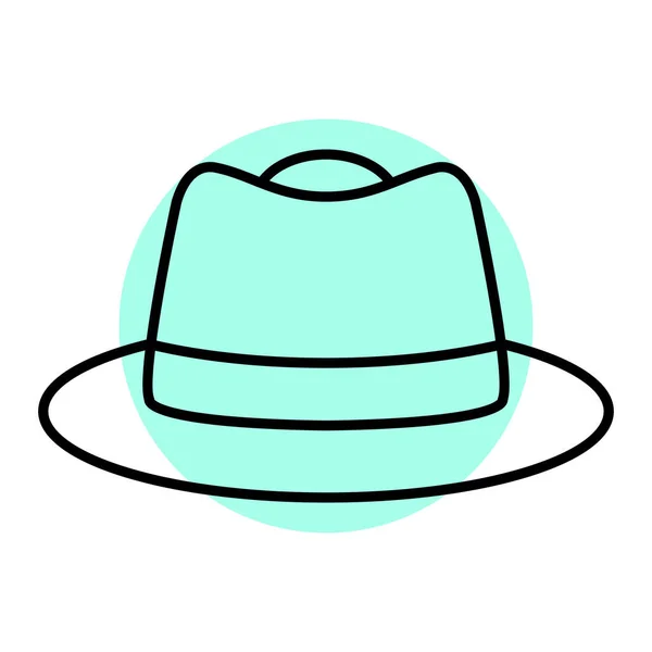 Εικόνα Καπέλου Απλή Απεικόνιση Των Εικονίδια Διάνυσμα Καουμπόη Για Διαδίκτυο — Διανυσματικό Αρχείο