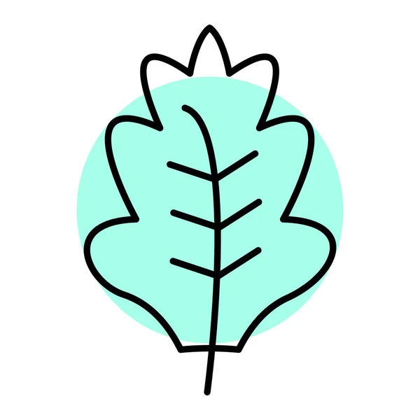 Leaf Isolated Icon Vector Illustration Design — Stock Vector