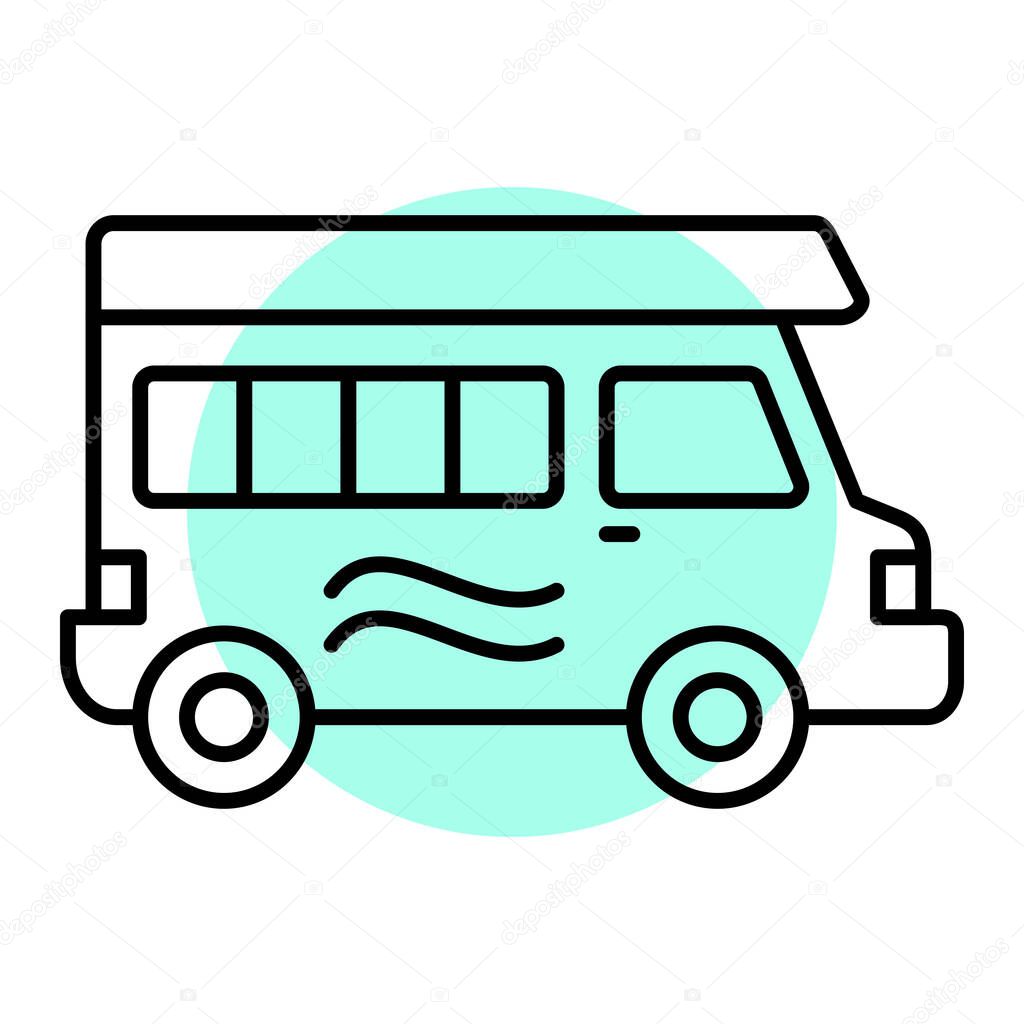bus icon vector illustration