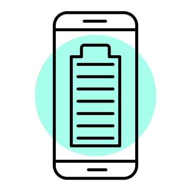 cep telefonu ikonu vektör illüstrasyonu