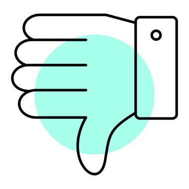 başparmak yukarı simgesi, vektör illüstrasyonu