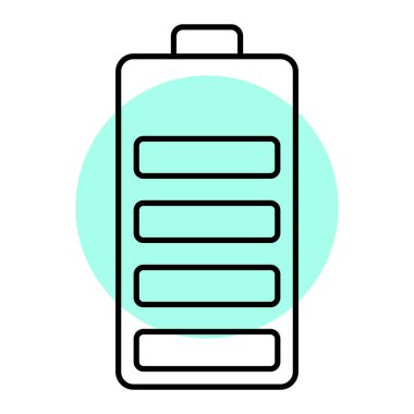 pil yükleme vektör çizimi