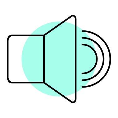 hoparlör vektör illüstrasyonu