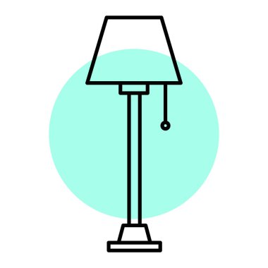 Lamba ikonu. vektör illüstrasyonu