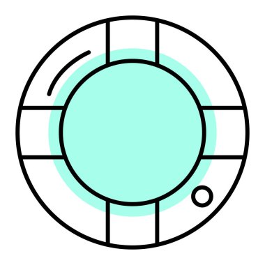 Can simidi. Web simgesi basit illüstrasyon