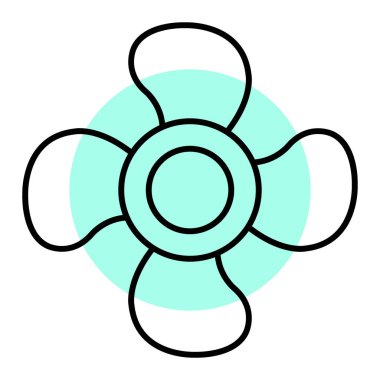 Hayran ikonu. Web için vektör simgelerinin basit illüstrasyonu