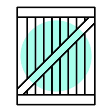 Bir kafesin vektör çizimi