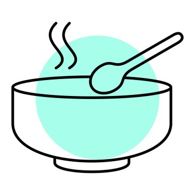 Gıda simgesinin vektör illüstrasyonu