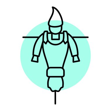 Bir şövalyenin vektör çizimi