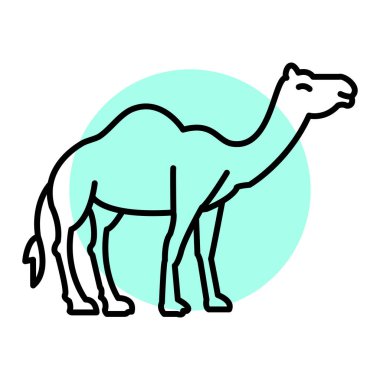 Deve Simgesi Vektör tasarımı