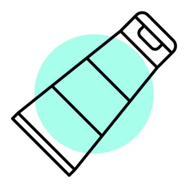 Silginin tek izole edilmiş simgesinin vektör illüstrasyonu