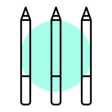 kalem simgesi vektör illüstrasyonu