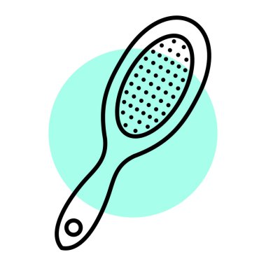 tarak simgesi. vektör illüstrasyonu