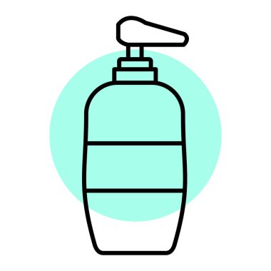 Web ve mobil uygulama tasarımınız için beyaz arkaplanda izole edilmiş şişe simgesi vektörü, el çizimi kavramı