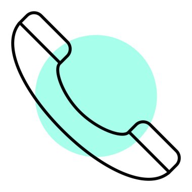 Telefon simgesi vektör illüstrasyonu