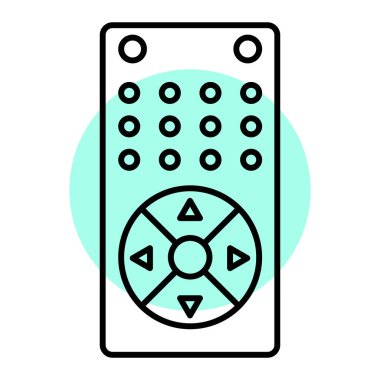 Elektrik soketi simgesi. Web için joystick vektör simgelerinin özet çizimi