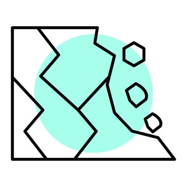 Bir dizi iş ve finans şirketinin vektör çizimi