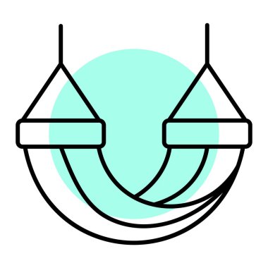 Bisikletin çizgi simgesinin vektör çizimi