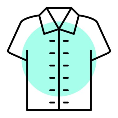 Kumaş. Web simgesi basit illüstrasyon