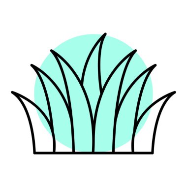 bitki simgesi vektör illüstrasyonu