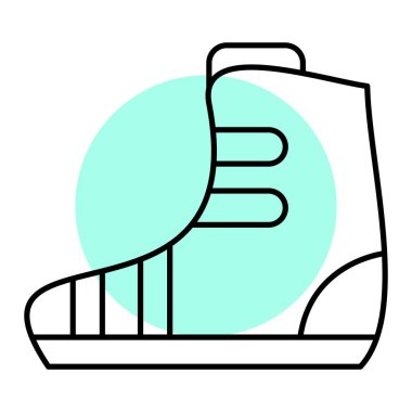 spor botları ikon vektör illüstrasyon tasarımı