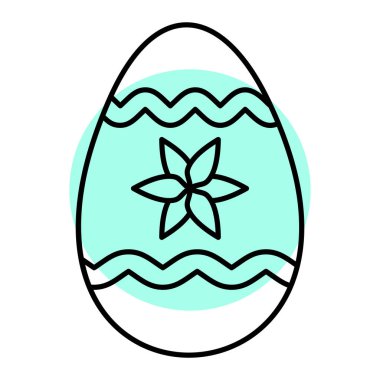 Yay ve kurdeleli Paskalya yumurtası