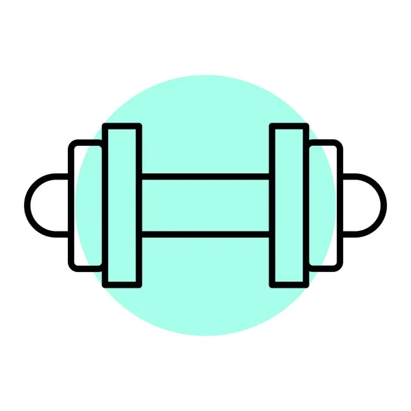 Fitness Gym Equipment Icon Vector Illustration Graphic Design — Image vectorielle