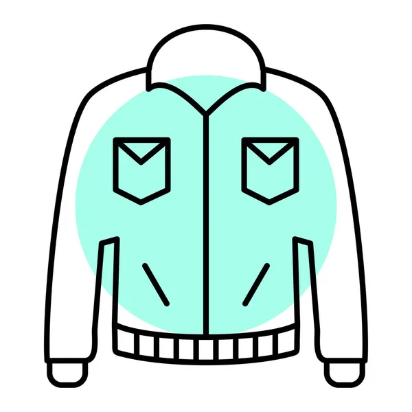 Ropa Icono Web Ilustración Simple — Vector de stock