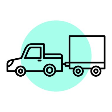 kamyon simgesi çizimi